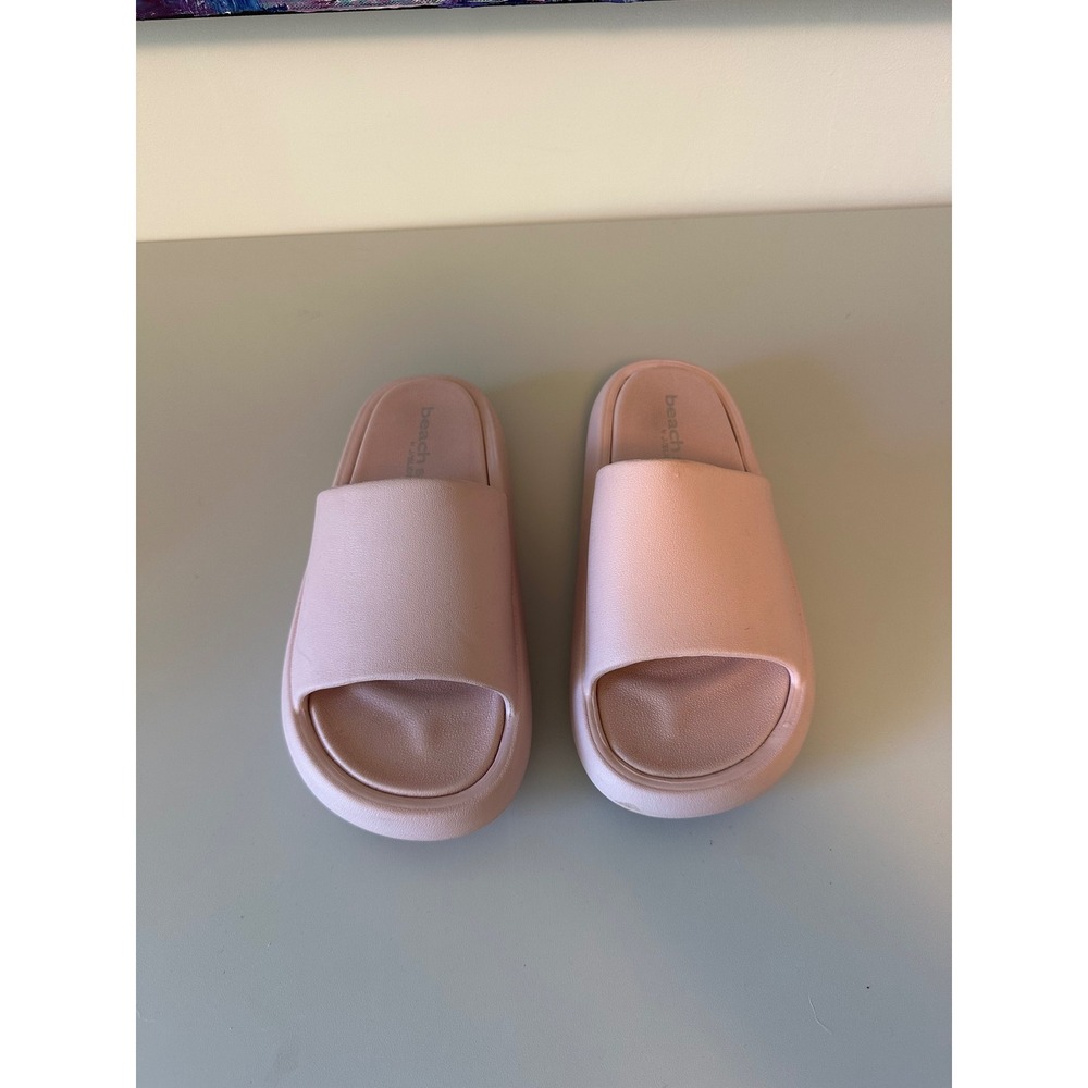 J.Slides Pink Beach Pink EVA Foam Platform Cushion Slide Sandals | Size 7
